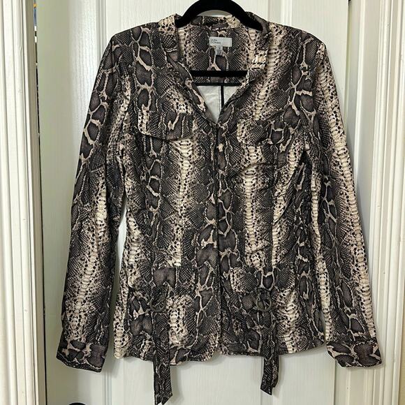 Linea Domani Multicolor Snake
Print Jacket size 6 - Picture 1 of 3